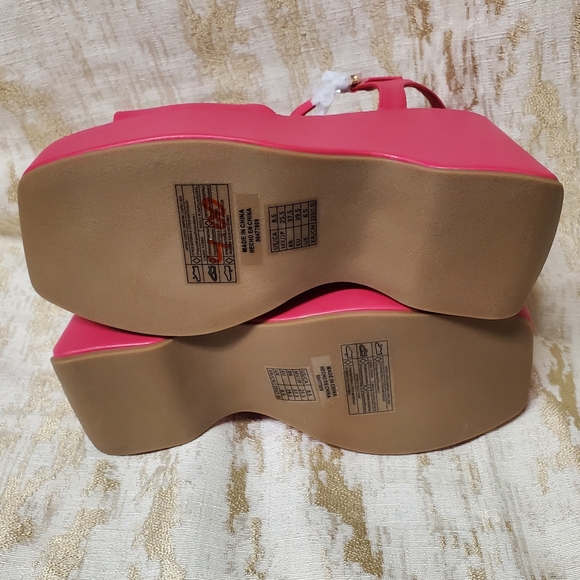 NWT Forever 21 Liliana pink platform pumps Size 7.5 - Picture 6 of 6